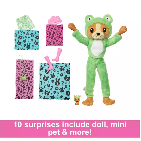 NIP! Barbie Cutie Reveal! 10 Surprises! Pet Inside! - Picture 3 of 6